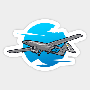 Bayraktar Drone in the Sky Sticker